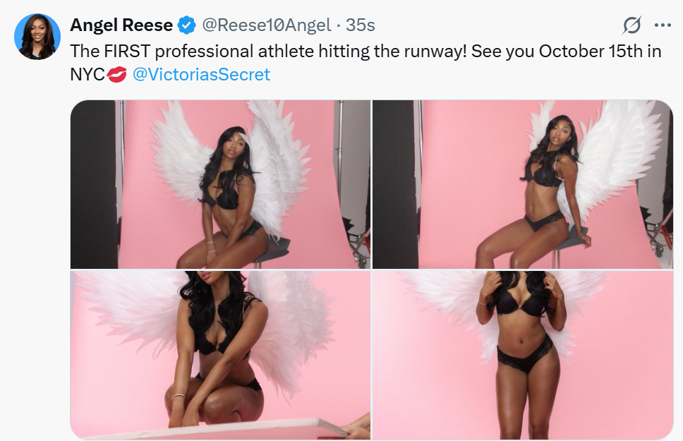 首位职业运动员！WNBA球星里斯将登上维密时装秀T台