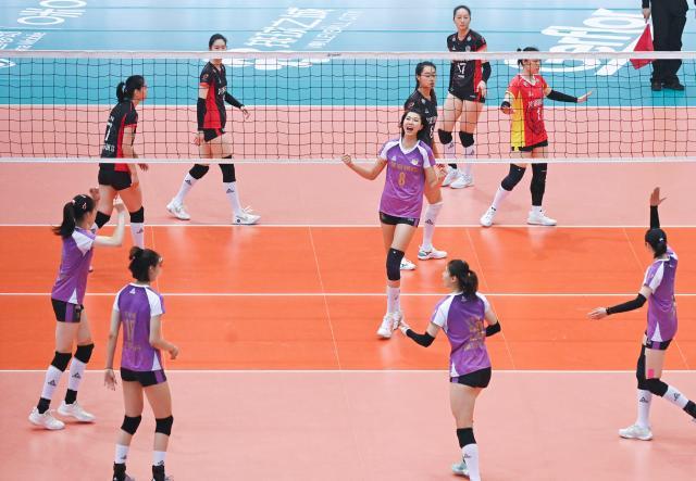 网口统治力超强 天津女排3比0再胜上海拿到冠军点