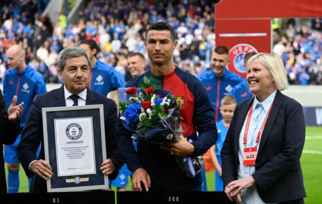 123球+43次助攻 C罗国家队200场出战纪录用时20年