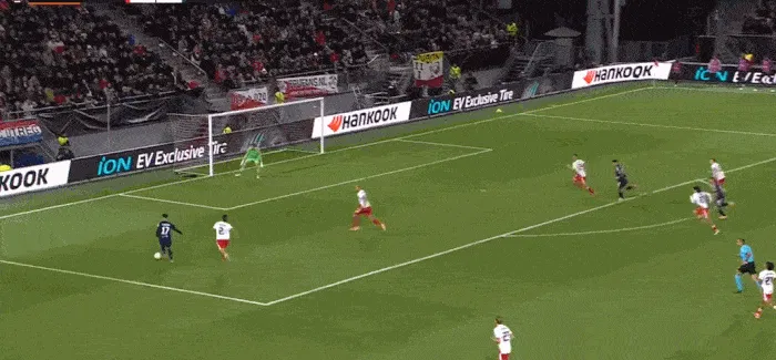 里昂1-0客胜乌德勒支，特斯曼下半场世界波制胜