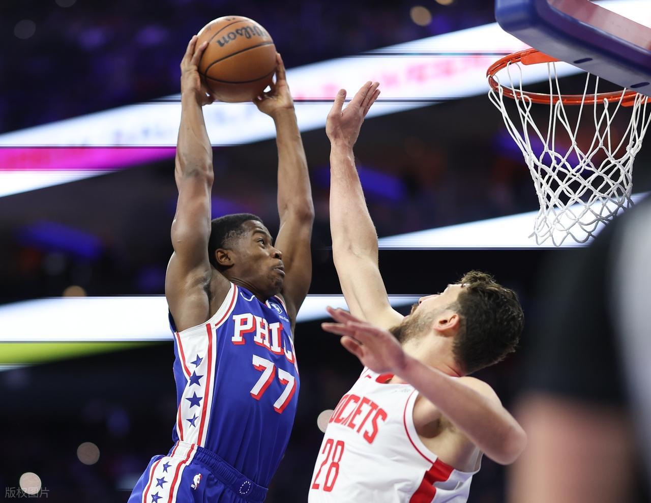 躲过绝杀！火箭靠裁判都赢不了！对飙杜兰特，恩比德狂砍32+15+10