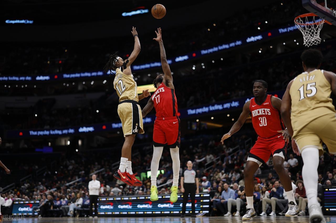 太强了!火箭探花19+7+10+6+2创纪录!申京打爆奇才!杜兰特无解